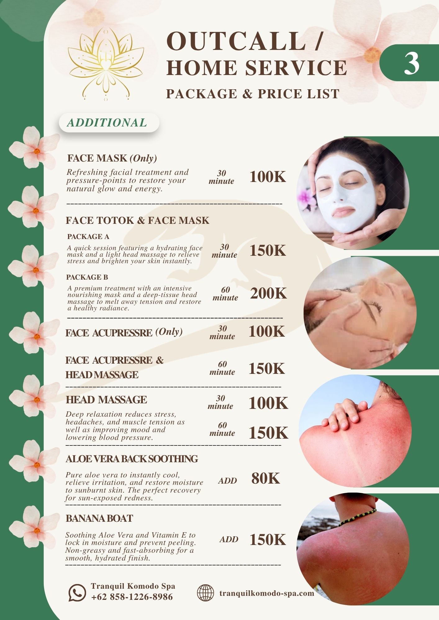 Tranquil Komodo Spa - Body Scrub and Special Packages